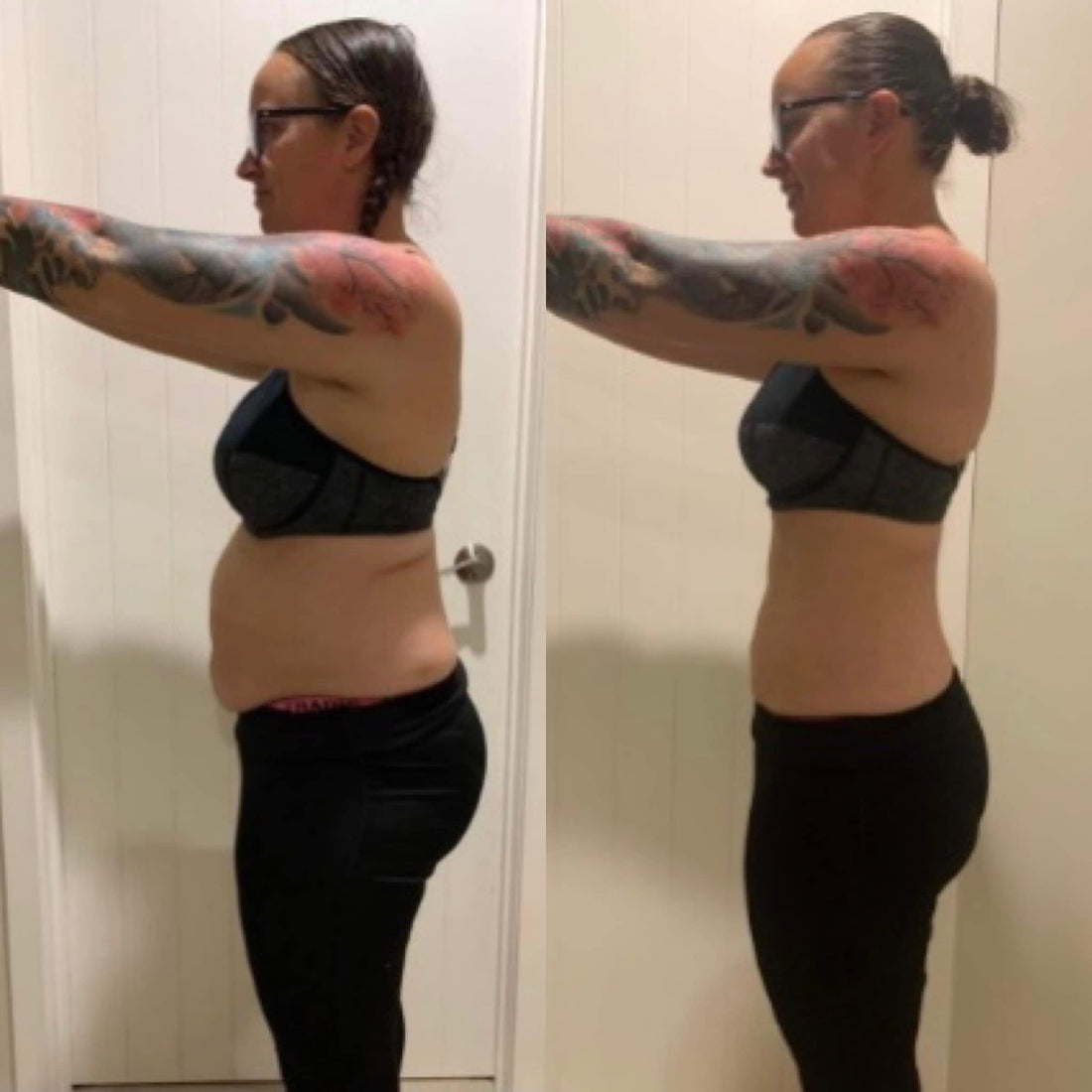 THE BLOATING WAS JUST WHAT YOU COULD SEE.